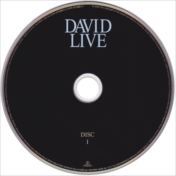 David Bowie : David Live (2xCD, Album, RE, RM)