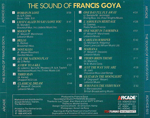 Francis Goya : The Sound Of Francis Goya (CD)