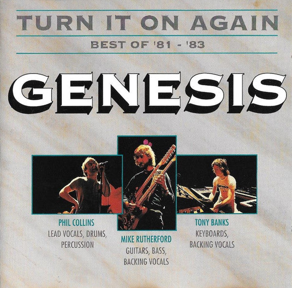 Genesis : Turn It On Again (Best Of '81 - '83) (CD, Comp, RE)