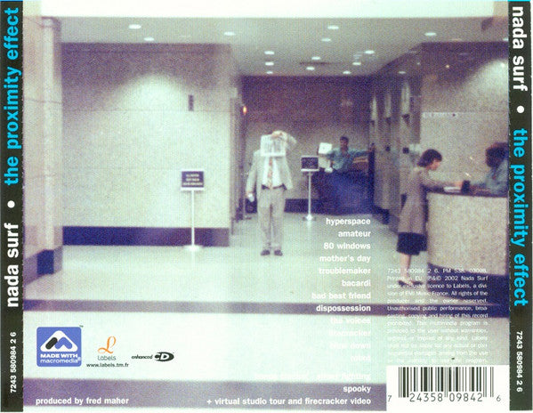 Nada Surf : The Proximity Effect (CD, Album, Enh)