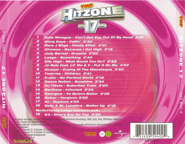 Various : TMF Hitzone 17 (CD, Comp)