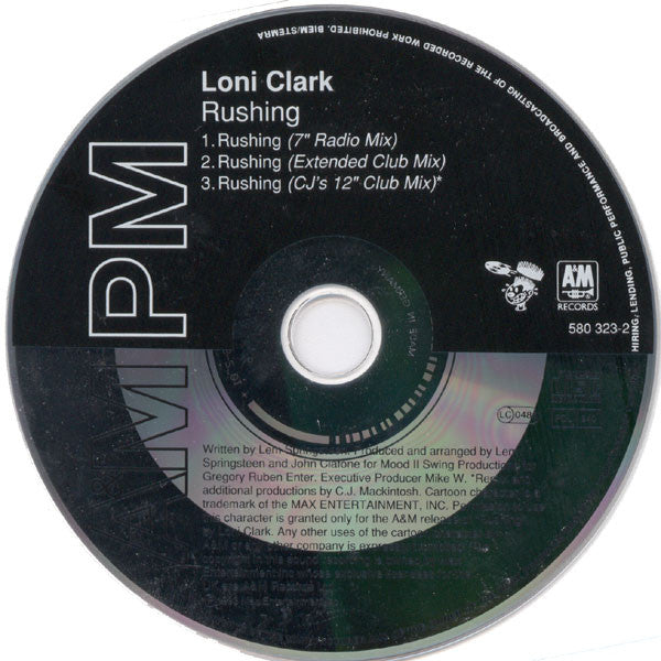 Loni Clark : Rushing (CD, Single)