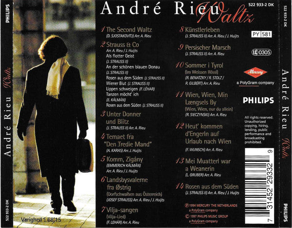 André Rieu : Waltz (CD, Album)