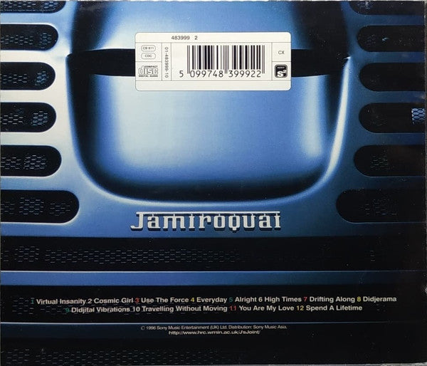 Jamiroquai : Travelling Without Moving (CD, Album)