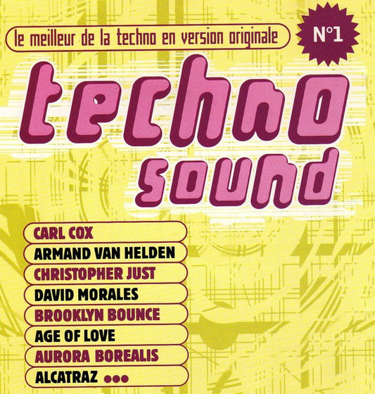 Various : Techno Sound N°1 (CD, Mixed)