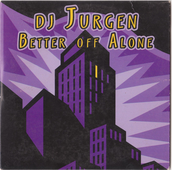 DJ Jurgen : Better Off Alone (CD, Single, Car)