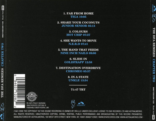 The DFA : The DFA Remixes Chapter Two (CD, Comp)