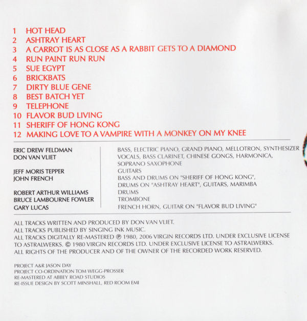 Captain Beefheart And The Magic Band : Doc At The Radar Station (CD, Album, RE, RM)