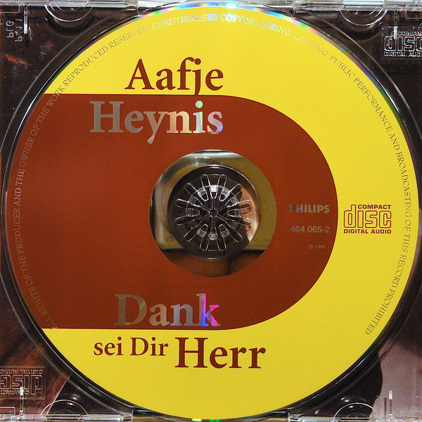 Aafje Heynis : Dank Sei Dir Herr (CD, Album, Comp, Mono)