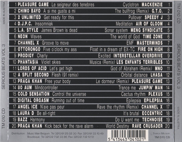 Various : Serious Beats Vol. 3 (2xCD, Comp)