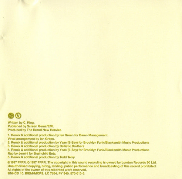 The Brand New Heavies : You've Got A Friend (CD, Single)