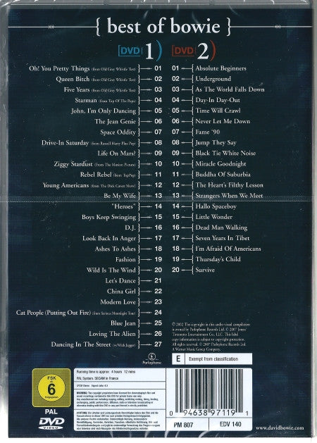 David Bowie : Best Of Bowie (2xDVD-V, Comp, Mono, RE, PAL)