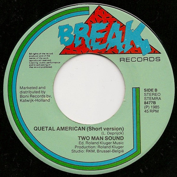 Two Man Sound : Disco Samba (7", Single)