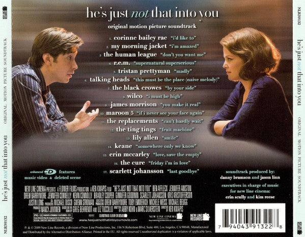 Various : He's Just Not That Into You - Original Motion Picture Soundtrack (CD, Comp, Enh)