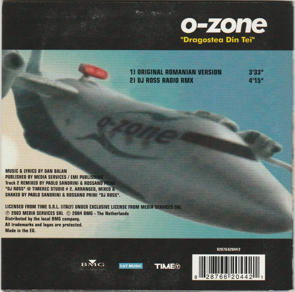 O-Zone (3) : Dragostea Din Tei (CD, Single, Car)