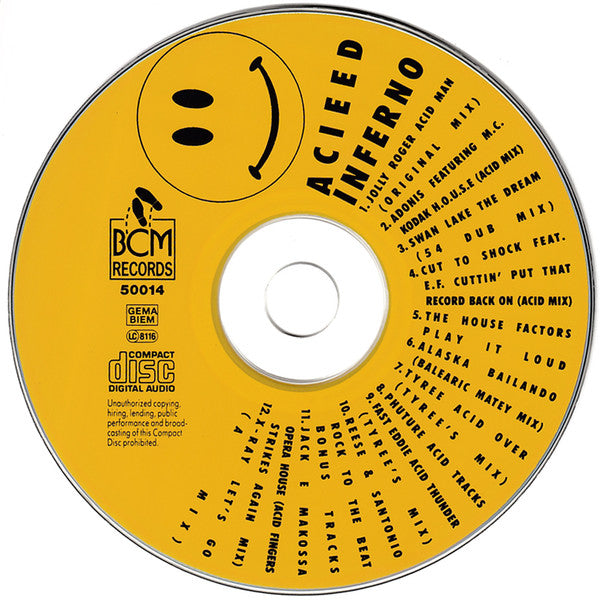 Various : Acieed Inferno (CD, Comp)