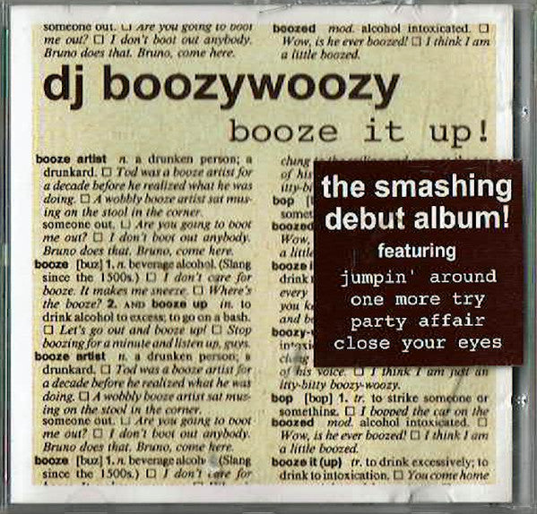 DJ BoozyWoozy : Booze It Up! (CD, Album)