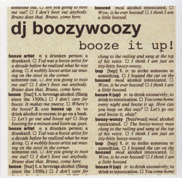 DJ BoozyWoozy : Booze It Up! (CD, Album)