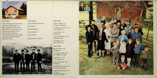 The Band : Music From Big Pink (LP, Album, Los)