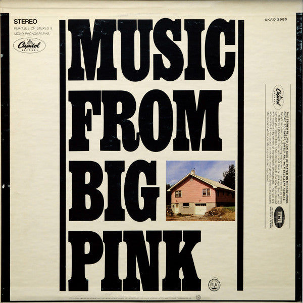 The Band : Music From Big Pink (LP, Album, Los)