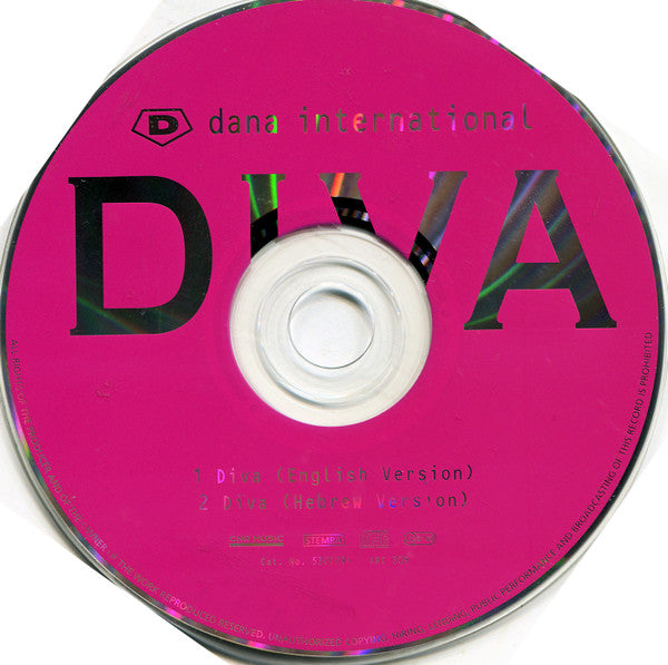 Dana International : Diva (CD, Single, Car)