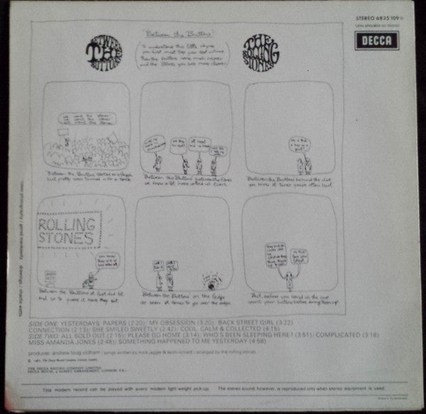 The Rolling Stones : Between The Buttons (LP, Album, RE)