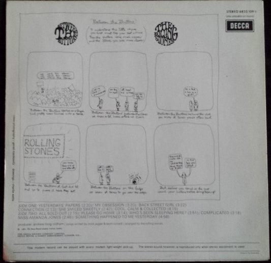 The Rolling Stones : Between The Buttons (LP, Album, RE)