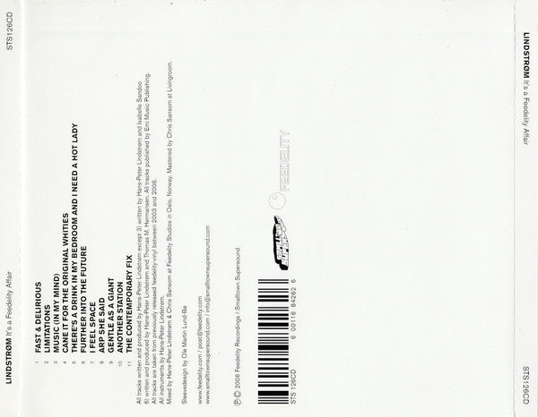 Lindstrøm : It's A Feedelity Affair (CD, Album, Comp)
