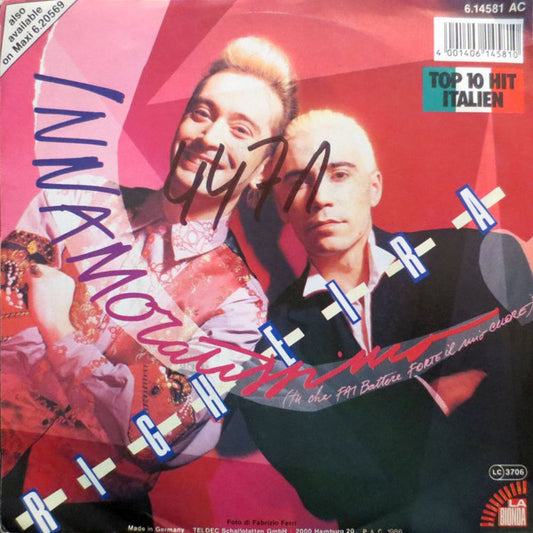 Righeira : Innamoratissimo (Tu Che Fai Battere Forte Il Mio Cuore) (7", Single)