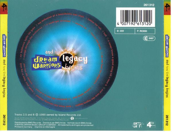 Dream Warriors : And Now The Legacy Begins (CD, Album)
