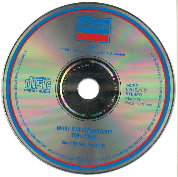Tom Jones : What's New Pussycat? (CD, Album, RE)