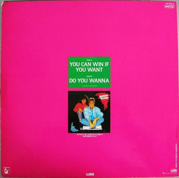 Modern Talking : You Can Win If You Want (Special Remix) (12", Maxi)