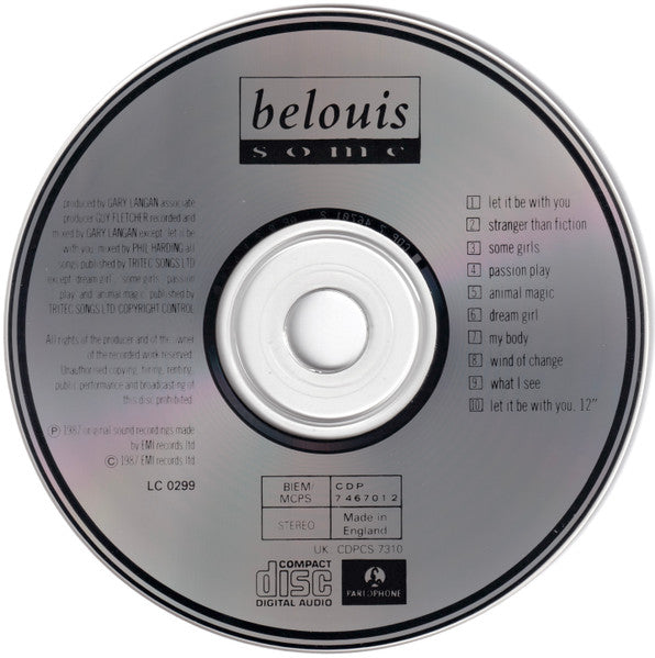 Belouis Some : Belouis Some (CD, Album)