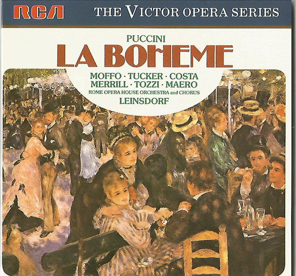 Puccini* / Moffo* •  Tucker* •  Costa* / Merrill* •  Tozzi* •  Maero* / Rome Opera House Orchestra* And Chorus* / Leinsdorf* : La Boheme (2xCD, RE, RM)