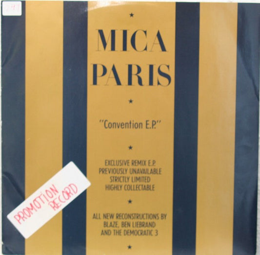 Mica Paris : Convention E.P. (12", EP, Ltd, Promo)