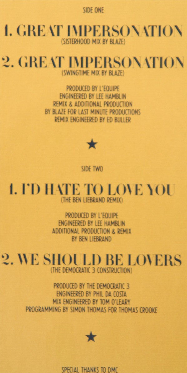 Mica Paris : Convention E.P. (12", EP, Ltd, Promo)