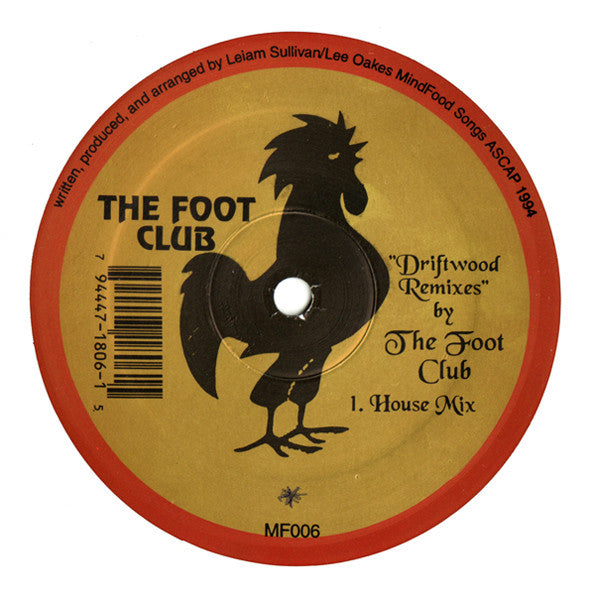 The Footclub : Driftwood Remixes (12", Ltd, Promo)