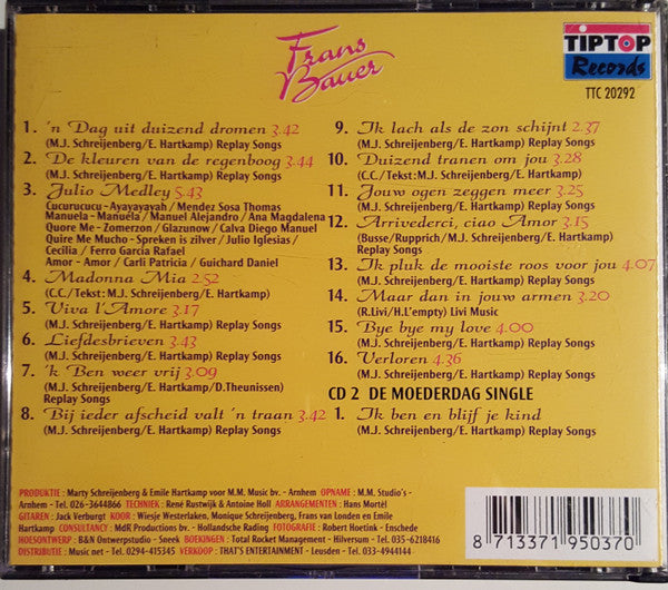 Frans Bauer : Veel Liefs (2xCD, Album, Ltd)