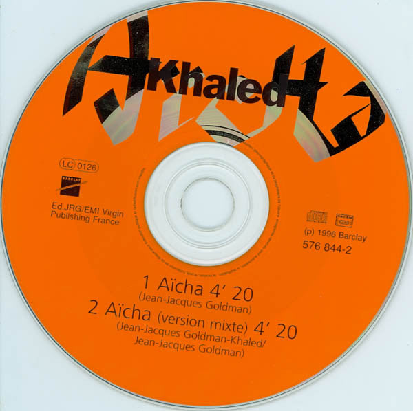 Khaled : Aïcha (CD, Single)