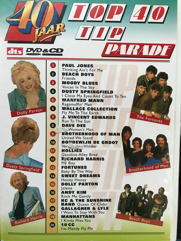 Various : 40 Jaar Top 40 - Tip Parade (CD, Comp, Promo + DVD-V, Comp, Promo, PAL)