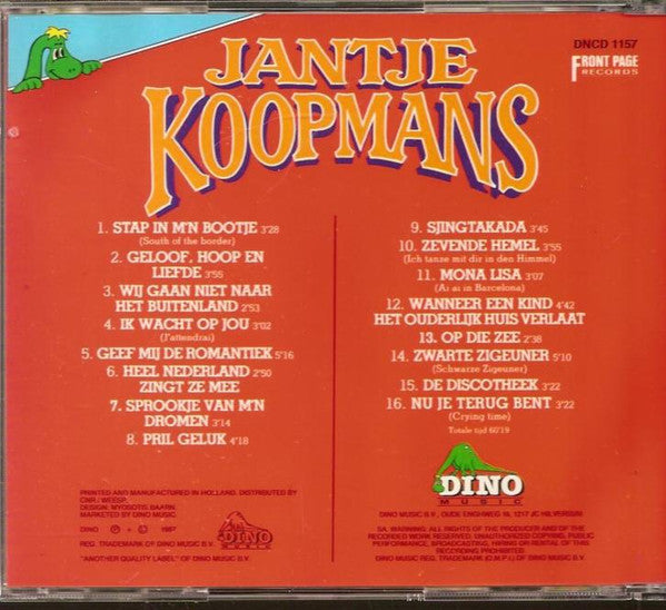 Jantje Koopmans : Jantje Koopmans  (CD, Album)