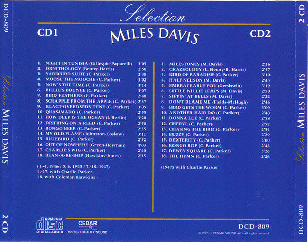 Miles Davis : Selection (2xCD, Comp, RE, RM)