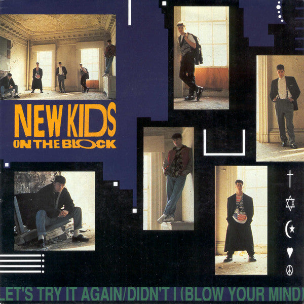 New Kids On The Block : Let's Try It Again / Didn't I (Blow Your Mind) (7", Single)