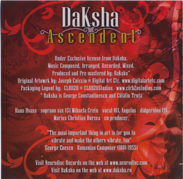DaKsha : Ascendent (CD, Album)