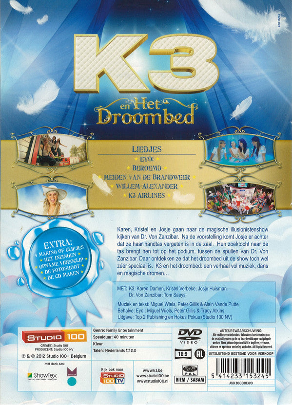K3 : K3 En Het Droombed (DVD-V, PAL)
