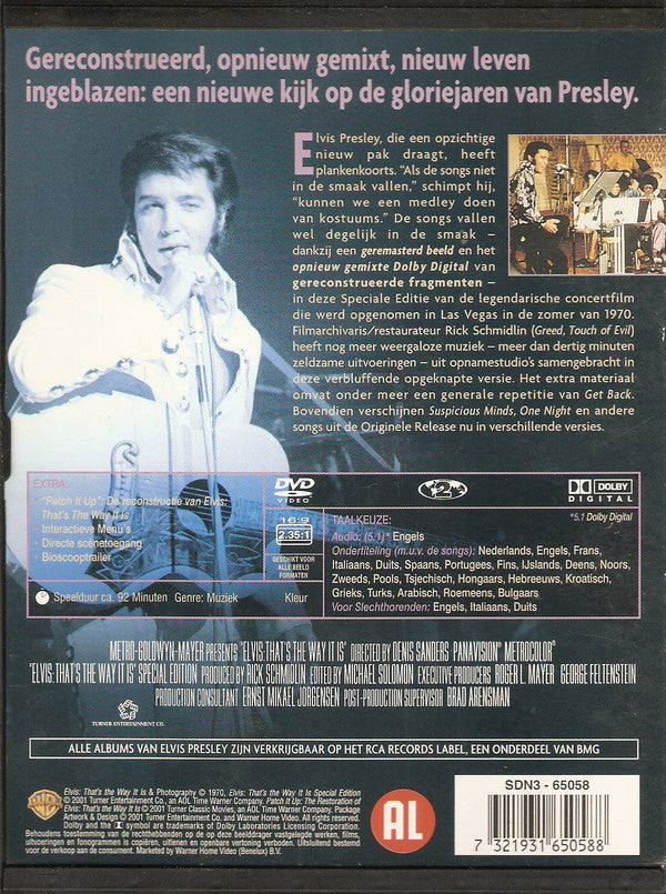 Elvis Presley : That's The Way It Is - Special Edition (DVD-V, Dig)