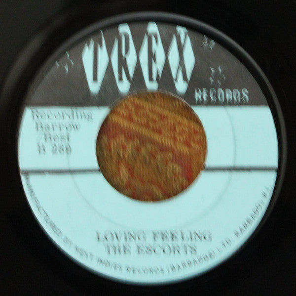 The Escorts (4) : Sixpence / Loving Feeling (7", Single, Blu)
