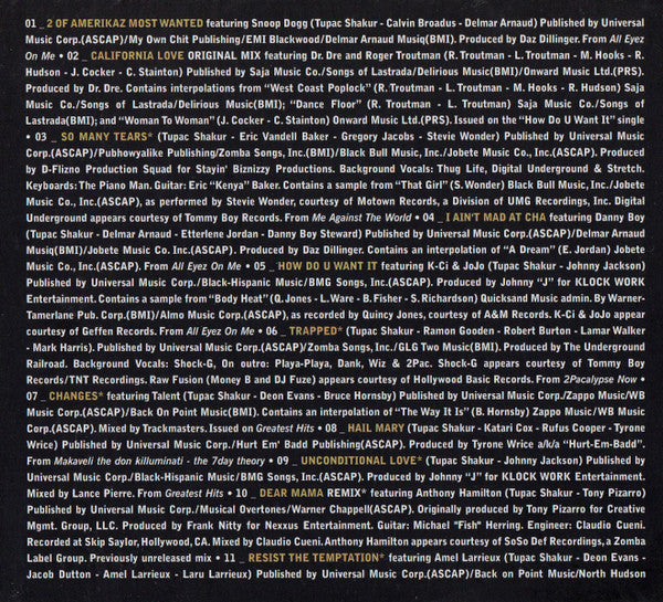 2Pac : The Best Of 2Pac - Part 1: Thug (CD, Comp, Dig)