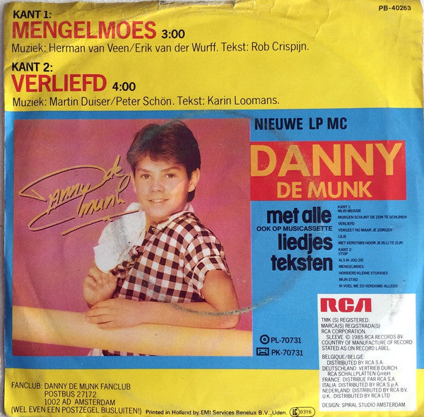 Danny de Munk : Mengelmoes (7", Single)