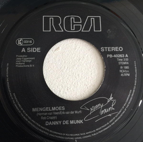 Danny de Munk : Mengelmoes (7", Single)